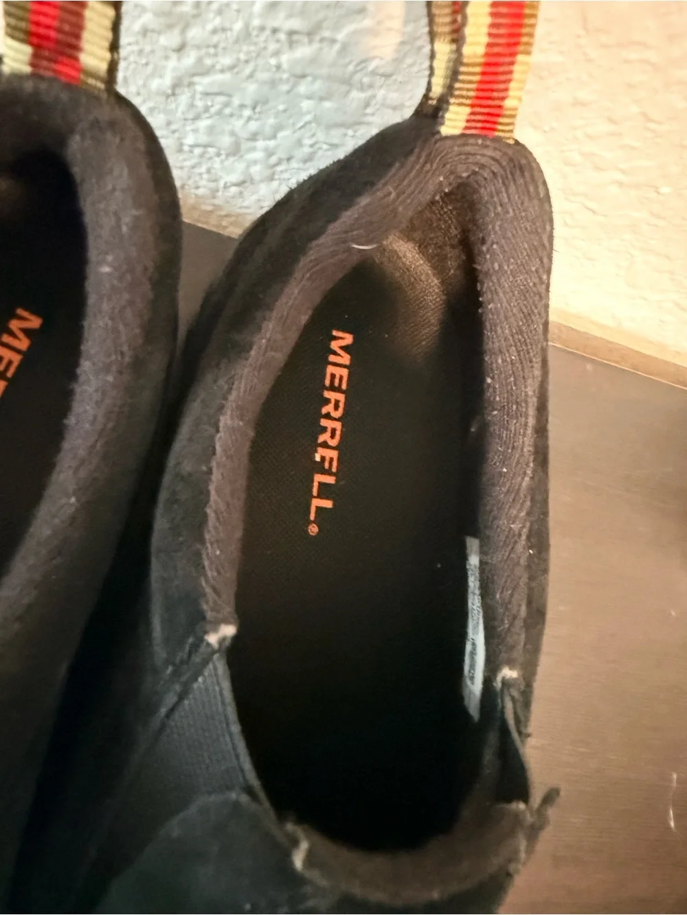 Merrell Jungle Moc Men's 8.5W Black Suede Slip-On Shoes